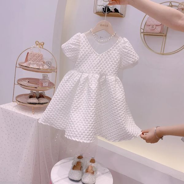 Сукня дитяча з бантом Cute Baby (Білий 130см) фото