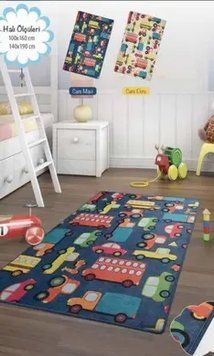 Ковер детский безворсовый Chilai Home&nbsp;140x190 см Cars фото