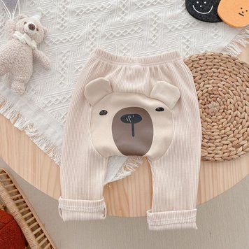 Штаны детские с собачкой Baby (Бежевый 110см) фото