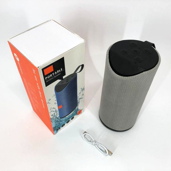 Колонка портативна bluetooth вологостійка JBL TG-113 (аналог). Колір: сірий фото