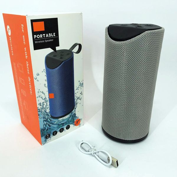 Колонка портативна bluetooth вологостійка JBL TG-113 (аналог). Колір: сірий фото