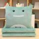 Дитячий плед Baby з подушкою (Світло-зелений 100см) фото