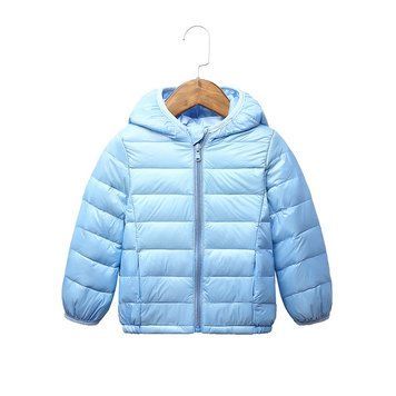 Дитяча куртка однотонна Ruiyun 120см Синя (11606) фото