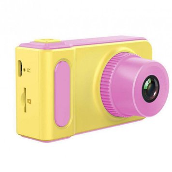 Детский цифровой фотоаппарат Smart Kids Camera V7 baby T1. Цвет: розовый фото