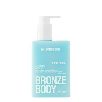 Заспокійливий, зволожувальний гель після засмаги Mr.SCRUBBER Bronze Body з д-пантенолом і олією авокадо  фото