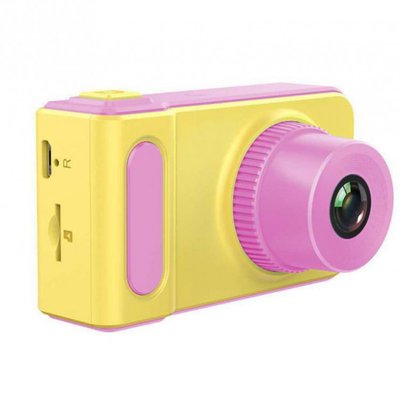 Дитячий цифровий фотоапарат Smart Kids Camera V7 baby T1. Колір рожевий фото