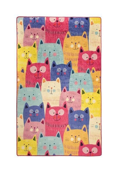 Ковер детский Chilai Home Cats Разноцветный Коты фото