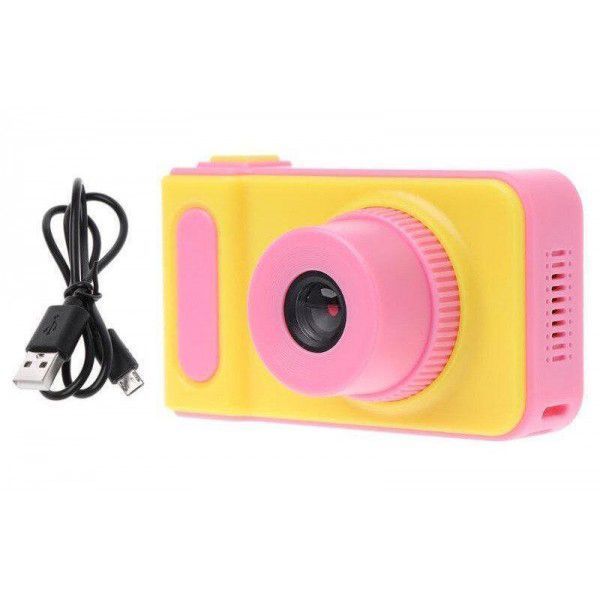 Дитячий цифровий фотоапарат Smart Kids Camera V7 baby T1. Колір рожевий фото