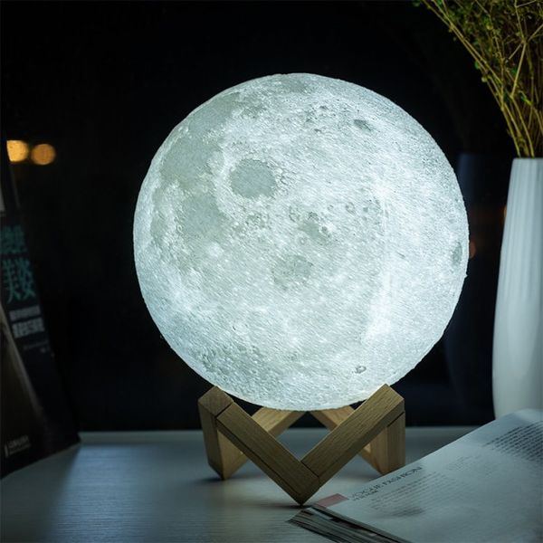 Ночник светящаяся луна Moon Lamp 13 см фото