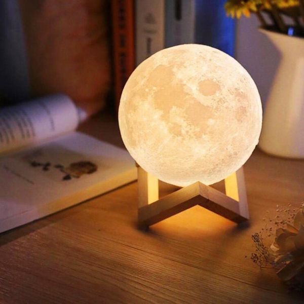 Ночник светящаяся луна Moon Lamp 13 см фото