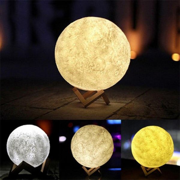 Ночник светящаяся луна Moon Lamp 13 см фото