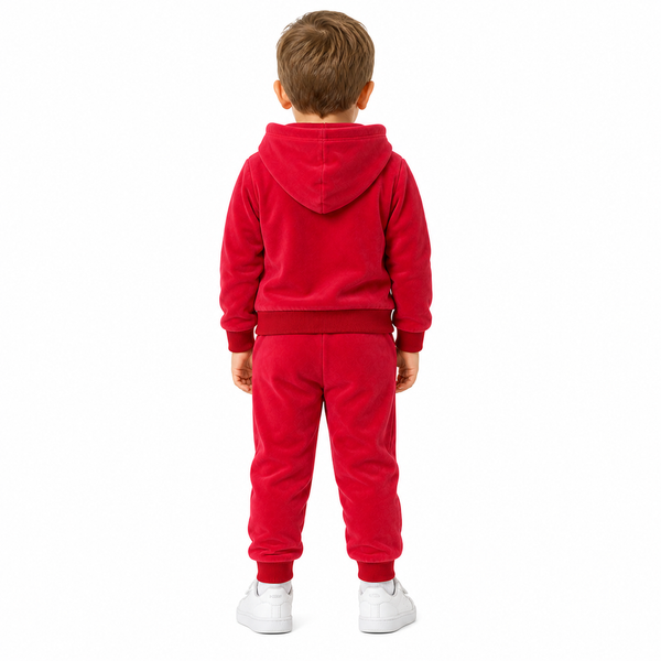 Костюм-трійка теплий, малиновий Brand, 80 см, 1 рік фото