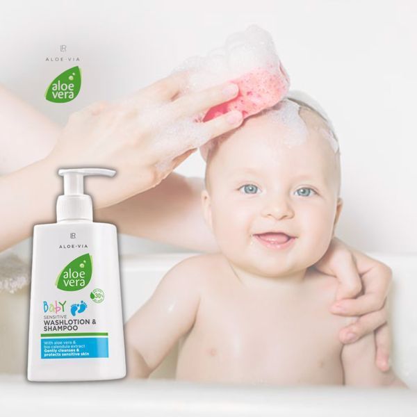 Шампунь-гель для купання немовлят LR Aloe Vera Baby, 250 мл фото