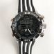Часы наручные QUAMER ремешок каучук, dual time. Цвет: с белыми вставками ws48711 фото 3