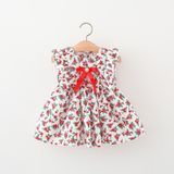 Сукня дитяча з бантиком Little Flower Baby (Червона 100см) фото