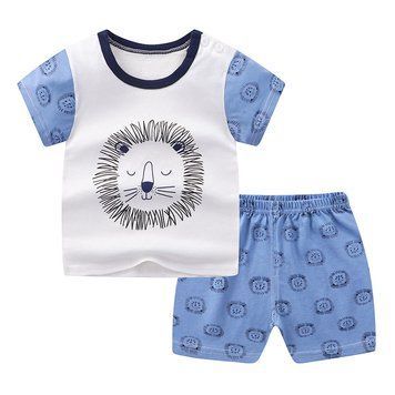 Костюм дитячий двійка з яскравими принтами Booty Baby (Молочний 100см) фото