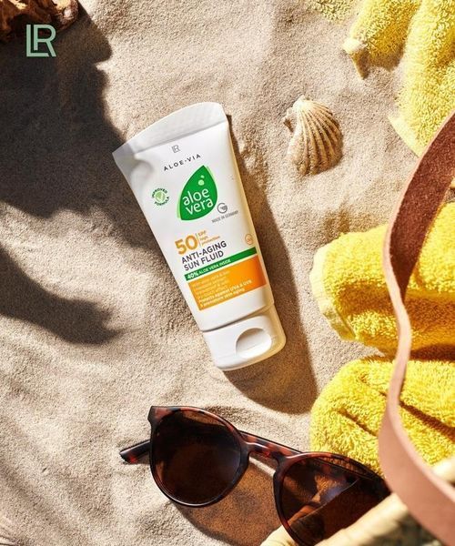Сонцезахисний Anti-Aging Флюїд антивіковий ALOE VIA SPF 50, LR Health & Beauty фото