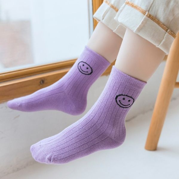 Носки детские однотонные с улыбкой Baby Socks 9-12 лет Желтый (11765) фото