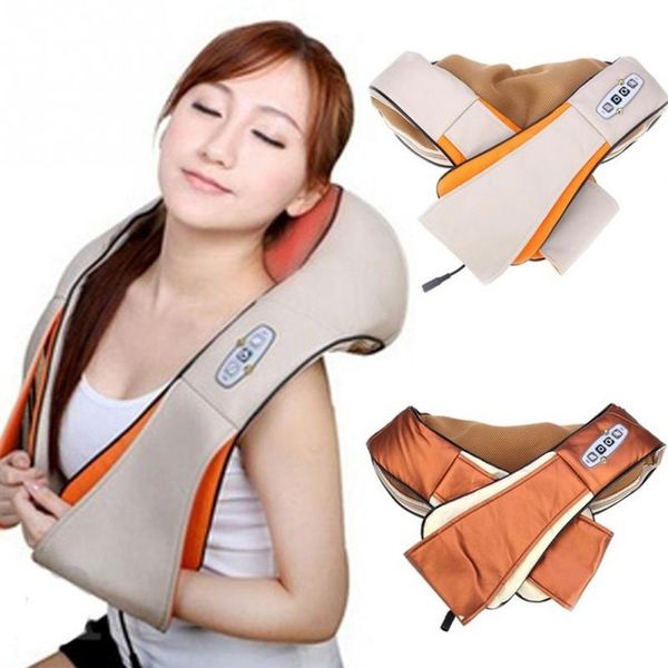 Роликовый массажер для спины и шеи massager of neck kneading фото