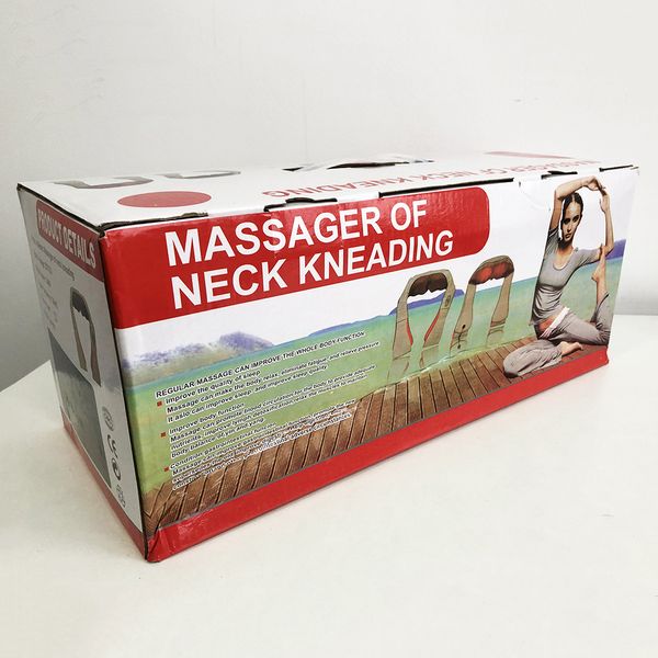 Роликовый массажер для спины и шеи massager of neck kneading фото