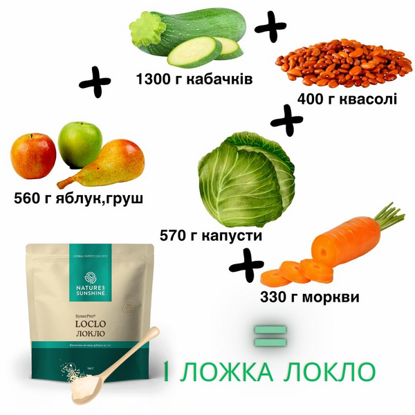 Локло NSP Клітковина Loclo від Nature's Sunshine Products, 344 г фото