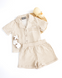 Пижама детская летняя в клетку Sleep Alwair Kids Бежевая 86см 81157 фото
