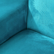 Защитный чехол на кресло Diana Textile Plush Velvet 90-140 см Бирюзовый al2045-1-seater-90-140-Biryuza фото 3