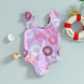 Купальник сплошной для девочек с пончиками Donut Infant Baby, Сиреневый, 9-12 міс 29528-9-12M фото 1