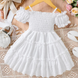 Сарафан для девочки с открытыми плечами Fashion Dress, Белый, 120 см 997275-white-120(5T) фото 1