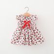 Сукня дитяча з бантиком Little Flower Baby (Червона, 110см) фото