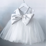 Сукня дитяча з великим бантом і фатиновою спідницею (Білий 90 см, 18-24 міс) 11622-90см-Білий фото