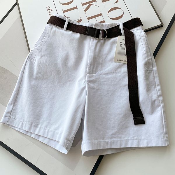 Шорты женские однотонные DJYX M Бежевый (а2637) фото