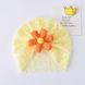 Шапочка детская кружевная Flower (Желтый 40-46см) фото