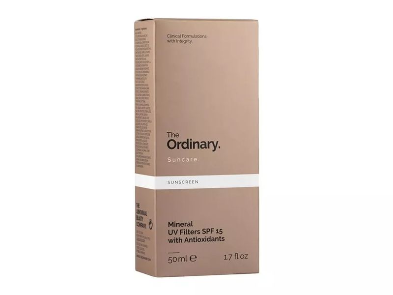 The Ordinary - Минеральный солнцезащитный крем SPF15 с антиоксидантами - Mineral UV Filters SPF15 with Antioxidants - 50ml фото