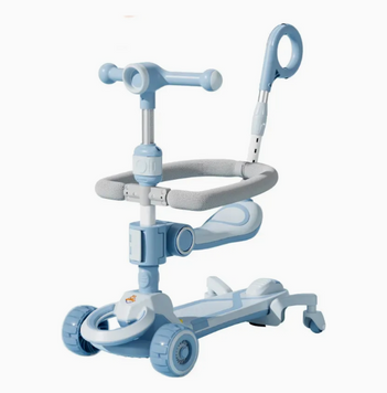 Самокат CITY LINE 4in1 Baby Care 388 (Блакитний) фото