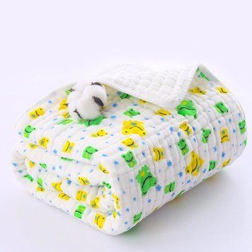 Дитяча ковдра Baby з принтом (Зелений 105см) фото