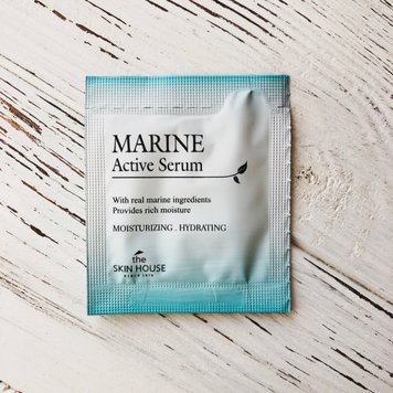 Пробник Зволожуюча сироватка для обличчя з керамідами The Skin House Marine Active Serum, 2 мл фото