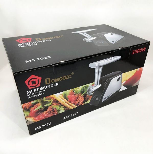 Електрична м'ясорубка Domotec MS-2022 фото