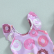 Купальник сплошной для девочек с пончиками Donut Infant Baby, Сиреневый, 18-24 міс 29528-18-24M фото 6