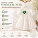 Платье детское однотонное Summer Flower (Белый 90см) 13206-90см-Білий фото 4