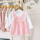 Платье детское для девочки Розовый 110см 4327 4327-110см-Рож фото