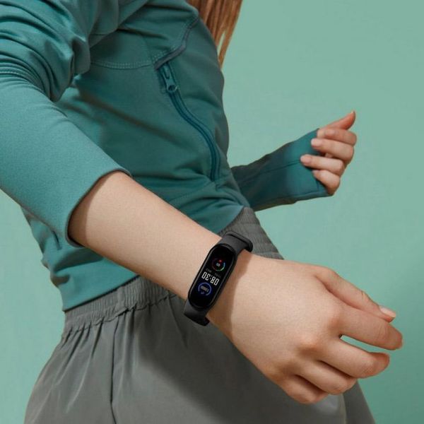 Фітнес браслет FitPro Smart Band M6 (смарт годинник, пульсоксиметр, пульс). Колір: чорний фото