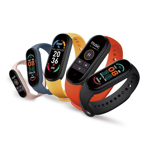 Фітнес браслет FitPro Smart Band M6 (смарт годинник, пульсоксиметр, пульс). Колір: чорний фото