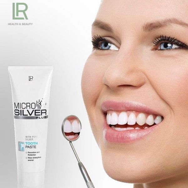 Відбілювальна зубна паста LR MICROSILVER PLUS, 75 мл (Німеччина) фото