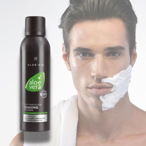Піна для гоління без подразнення LR Aloe Vera, 200 мл фото