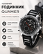 Часы наручные QUAMER, ремешок каучук, Черный ws57627 фото 4