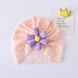 Шапочка детская кружевная Flower (Розовый 40-46см) фото