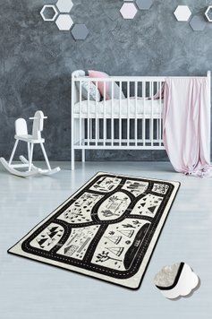 Коврик в детскую комнату Chilai home BLACK CITY фото