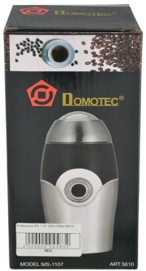 Кофемолка DOMOTEC MS-1107 Серая (150Вт, 50г) фото