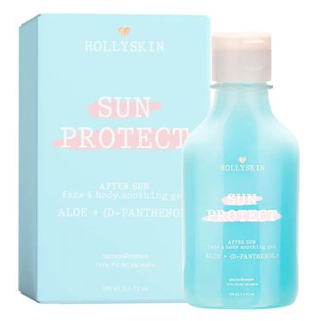 Заспокійливий гель після засмаги з алое вера і д-пантенолом HOLLYSKIN Sun Protect фото